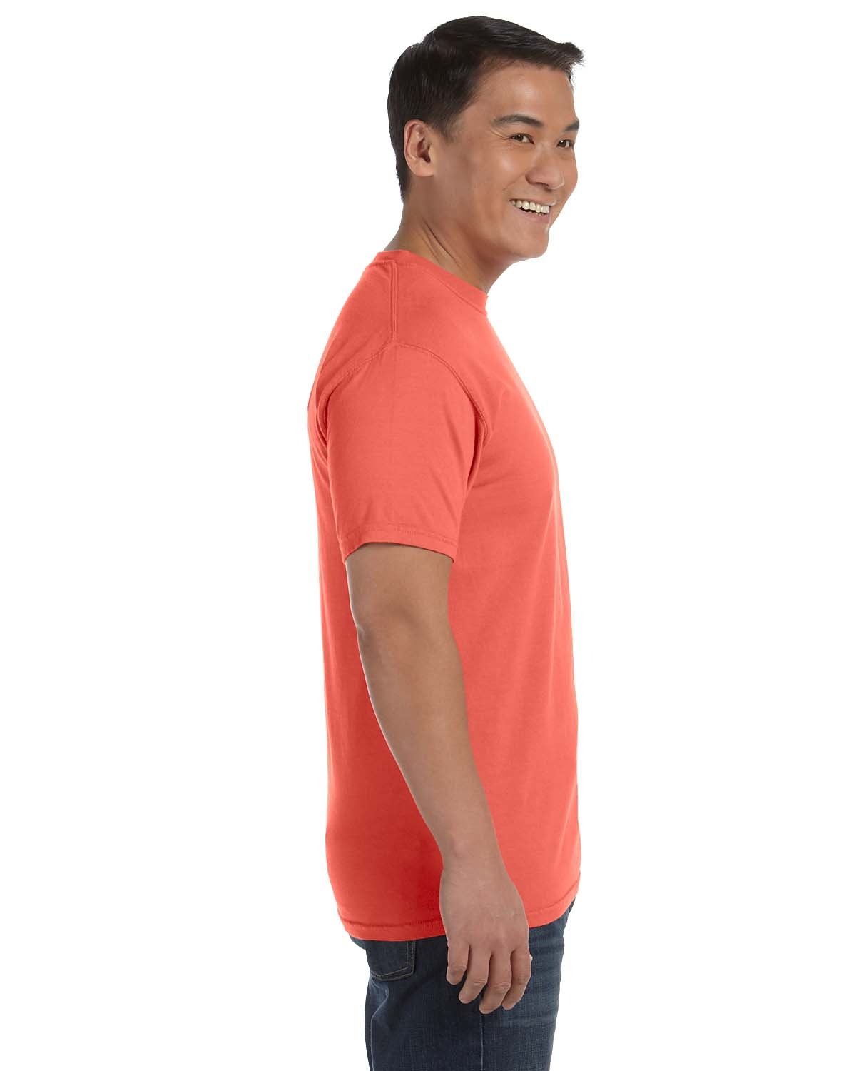 Unisex Heavyweight RS T-Shirt - Bright Salmon