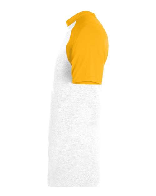 Augusta Sportswear 423 White/ Gold — direct side