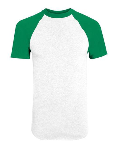 Augusta Sportswear 423 White/ Kelly — front