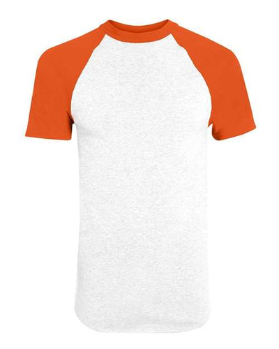 Augusta Sportswear 423 White/ Orange — front