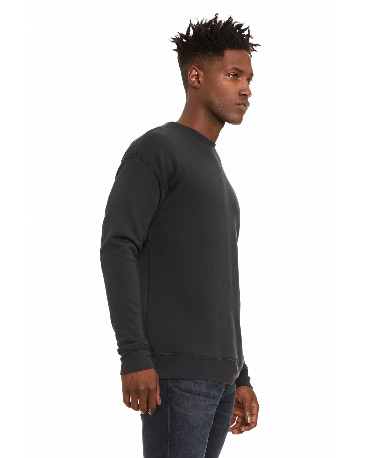 Unisex Drop Shoulder Fleece - Dtg Dark Gray