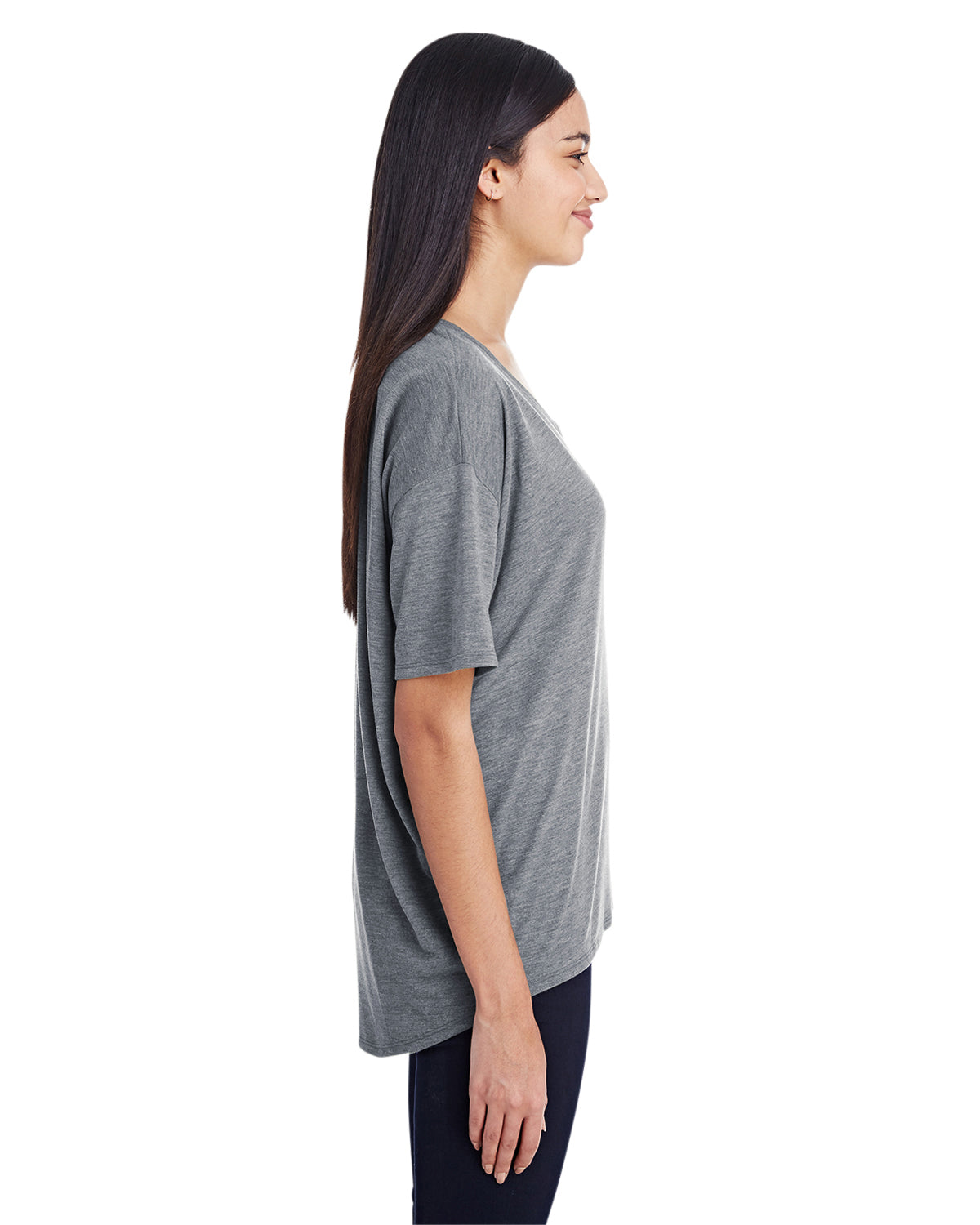 Women's Freedom T-Shirt - Heather Graphite
