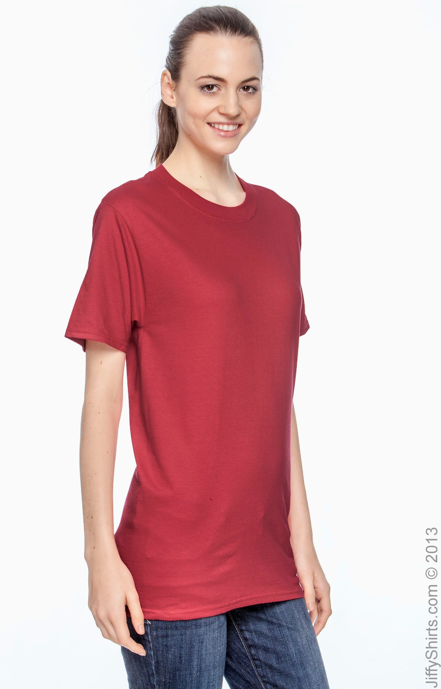 Beefy-T® Short Sleeve Tee - Deep Red