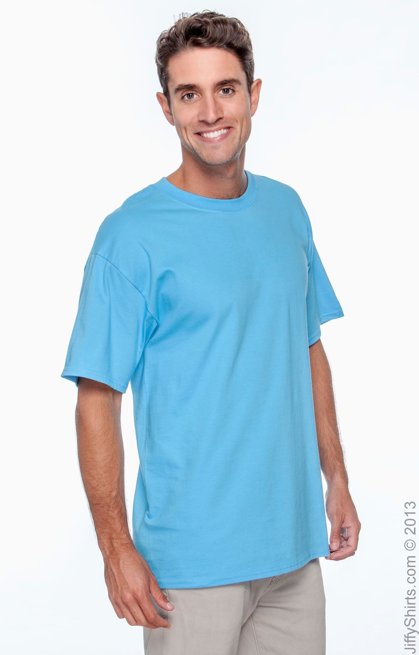 Beefy-T® Short Sleeve Tee - Aquatic Blue