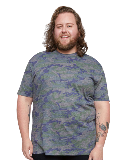Unisex Fine Jersey T-Shirt - Vintage Camo