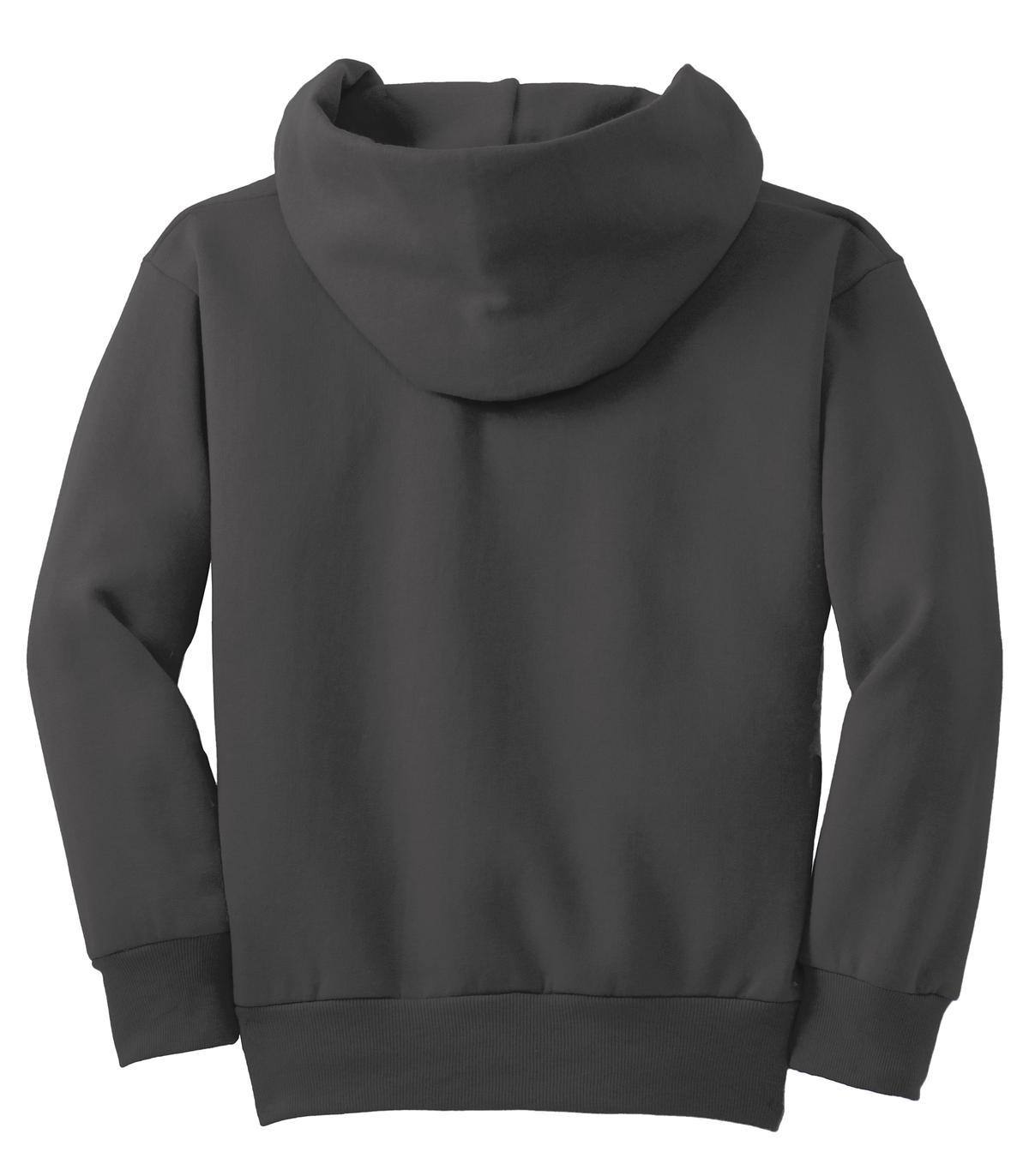 Youth Core Fleece Pullover Hoodie - Charcoal