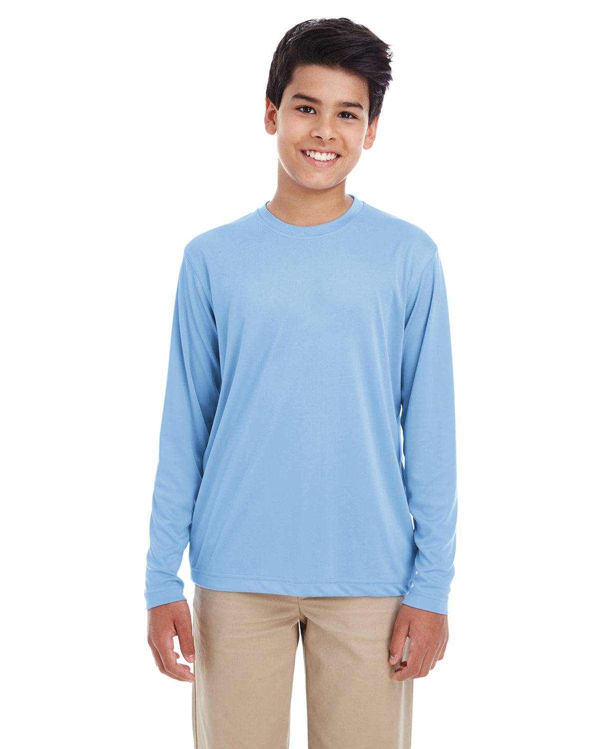 Youth Cool & Dry Performance Long-Sleeve Top - Columbia Blue