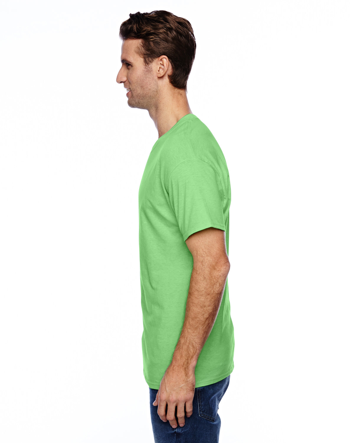 Unisex CVC X-Temp® Performance T-Shirt - Neon Lime Heather
