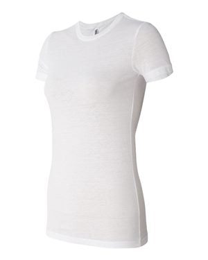 Women's Cotton/Polyester Tee - White