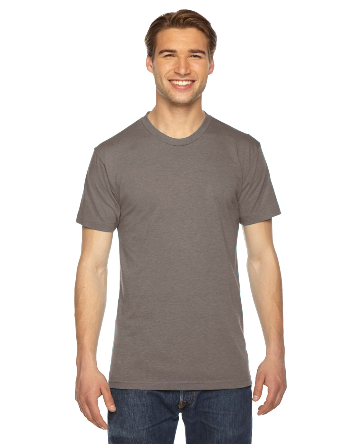 Unisex Triblend Short-Sleeve Track T-Shirt - Tri Coffee