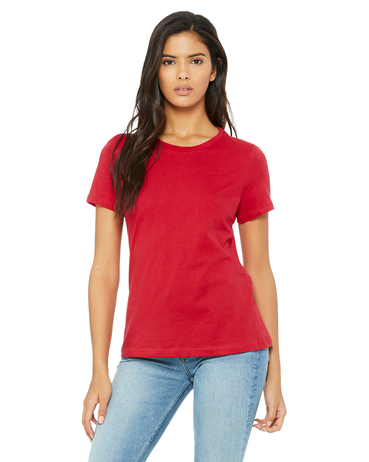 Women's Relaxed Jersey Short-Sleeve T-Shirt - Red