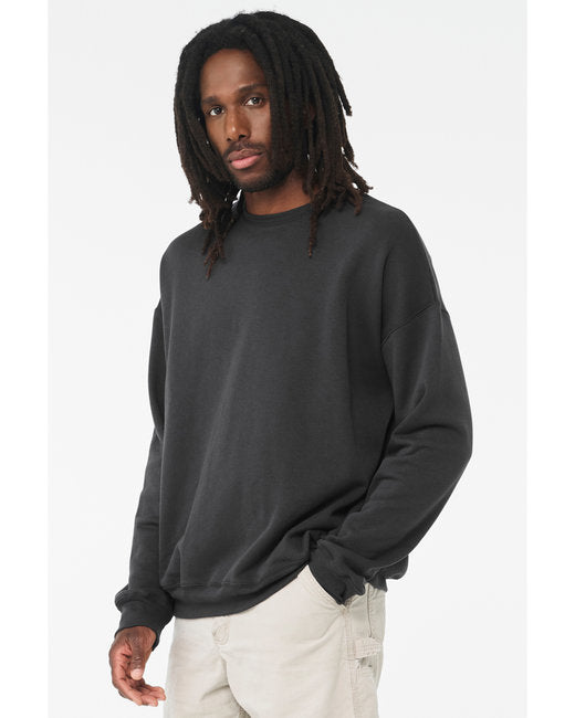 Unisex Drop Shoulder Fleece - Dark Gray