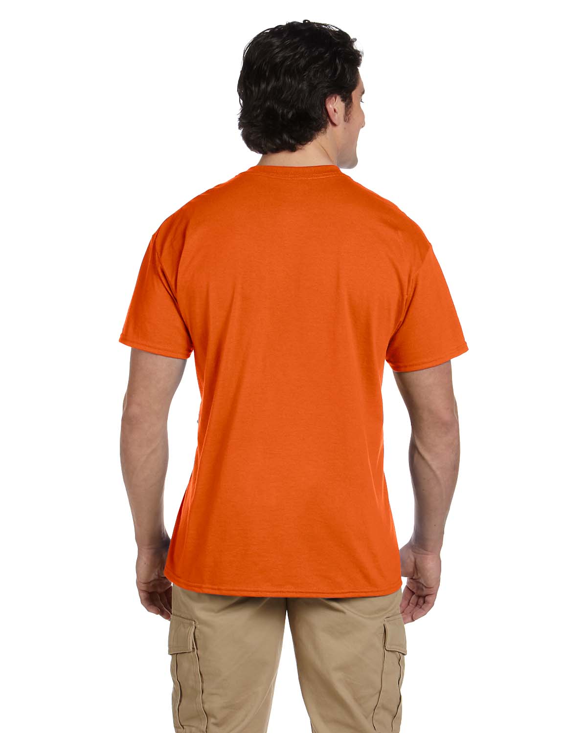 Unisex 50/50 Pocket T-Shirt - Orange