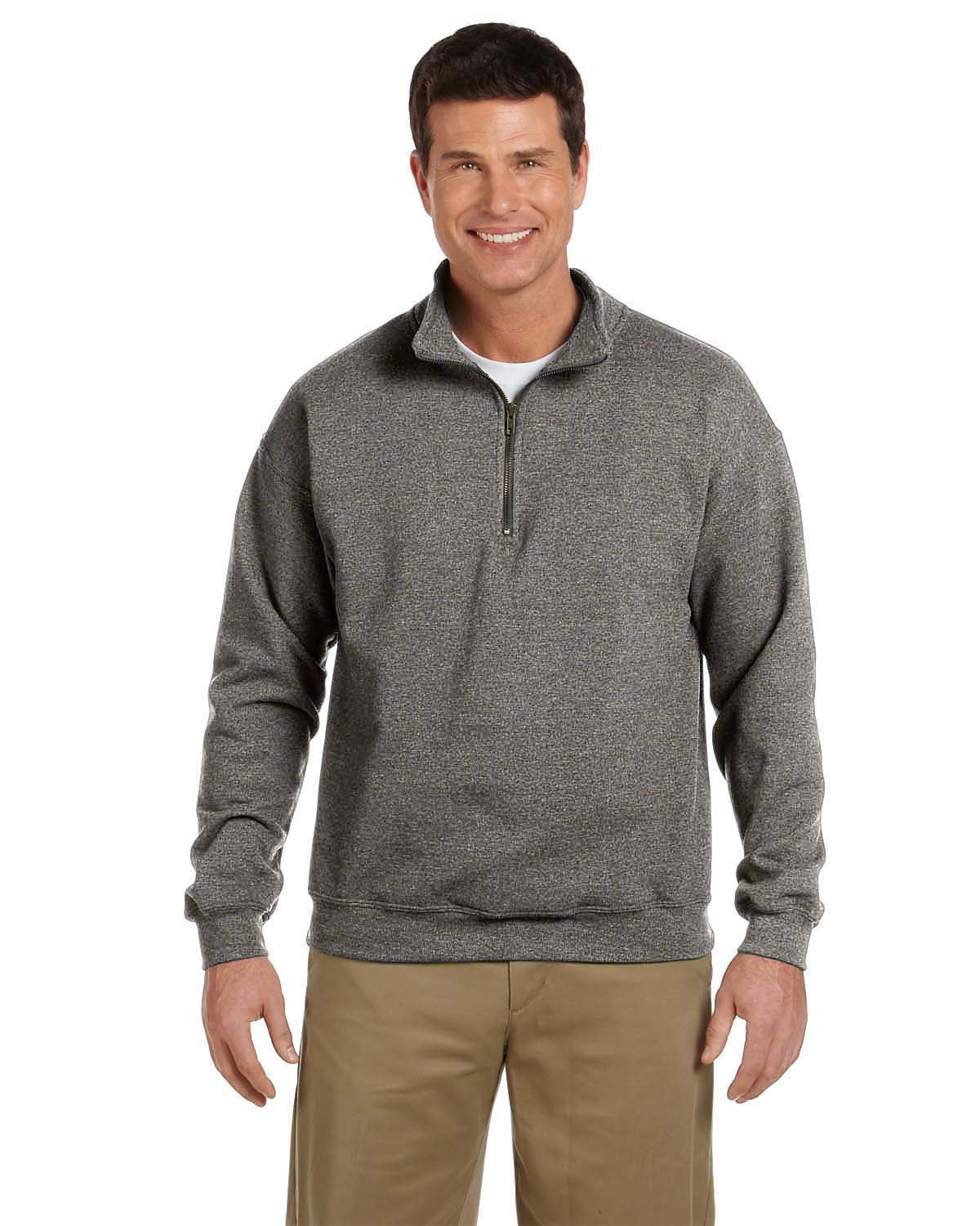 Unisex Heavy Blend™  Vintage Cadet Collar Sweatshirt - Graphite Heather