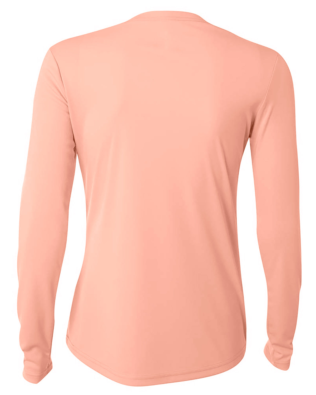 Women's Long Sleeve Cooling Performance Crew Shirt - SALMON