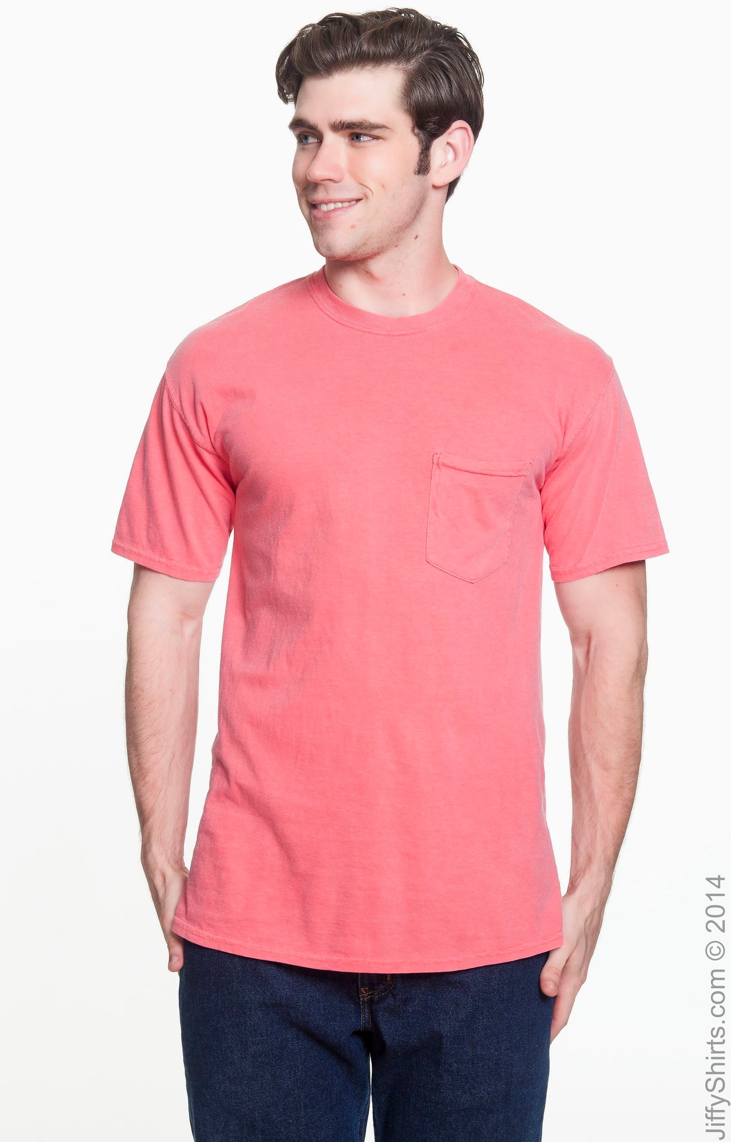 Unisex Heavyweight RS Pocket T-Shirt - Watermelon