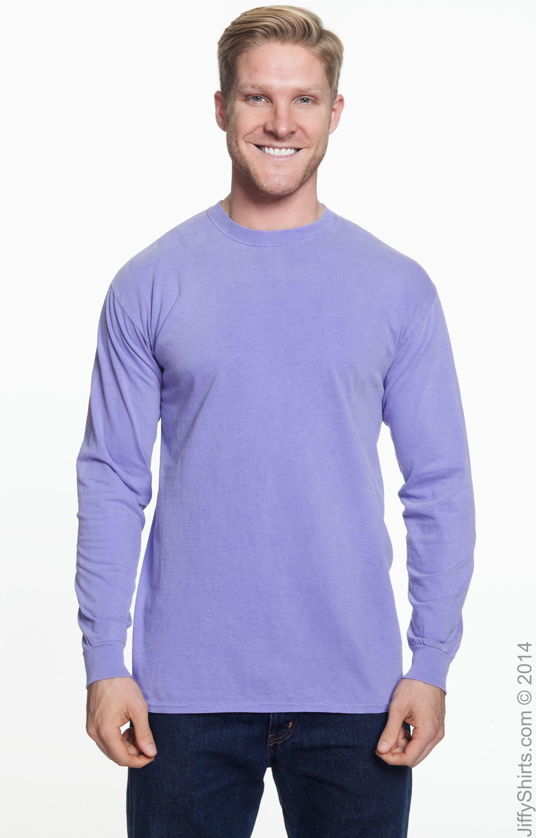 Unisex Heavyweight RS Long-Sleeve T-Shirt - Violet