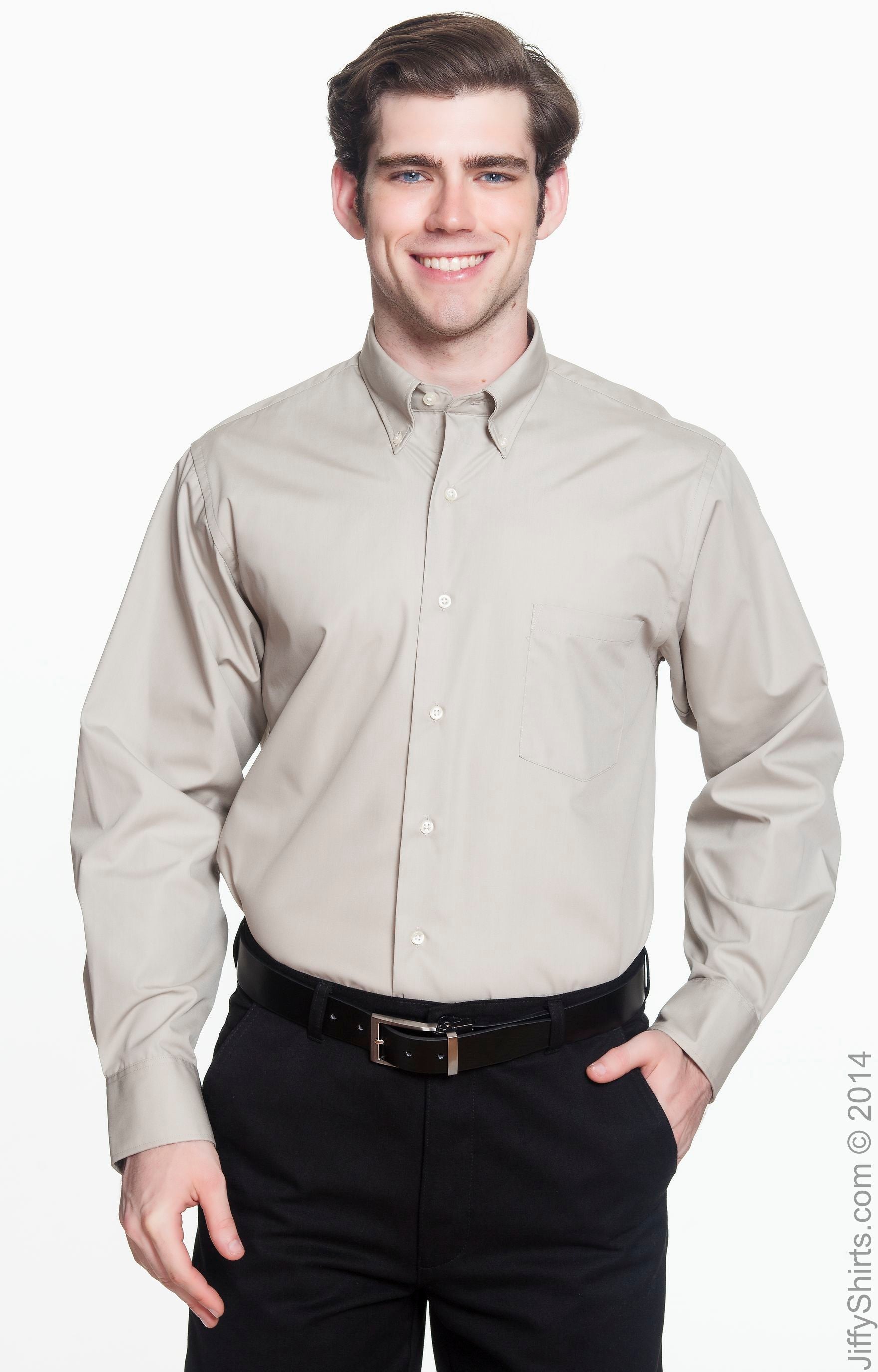 Silky Poplin Shirt - Chino
