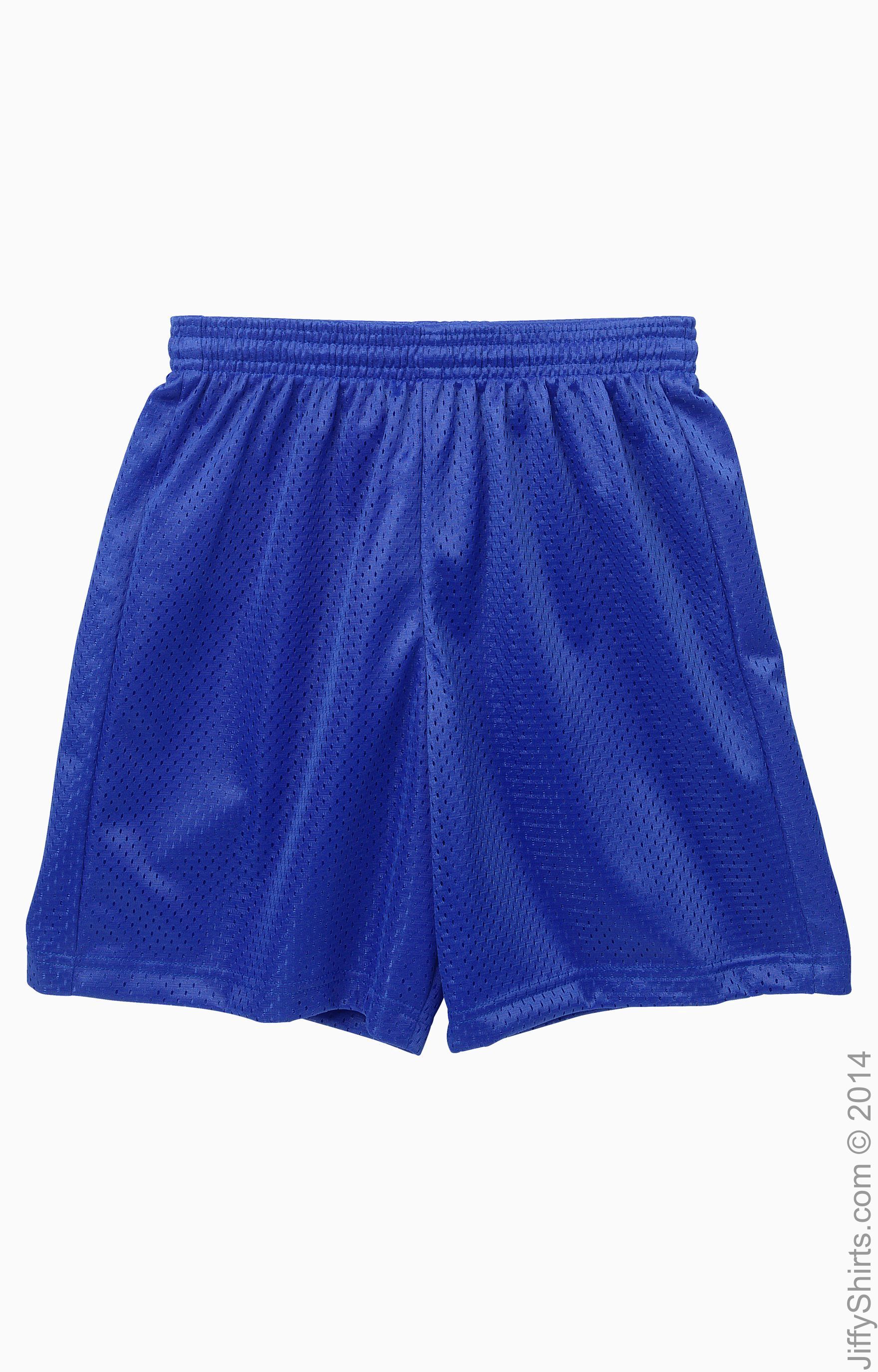 Youth Six Inch Inseam Mesh Short - Royal