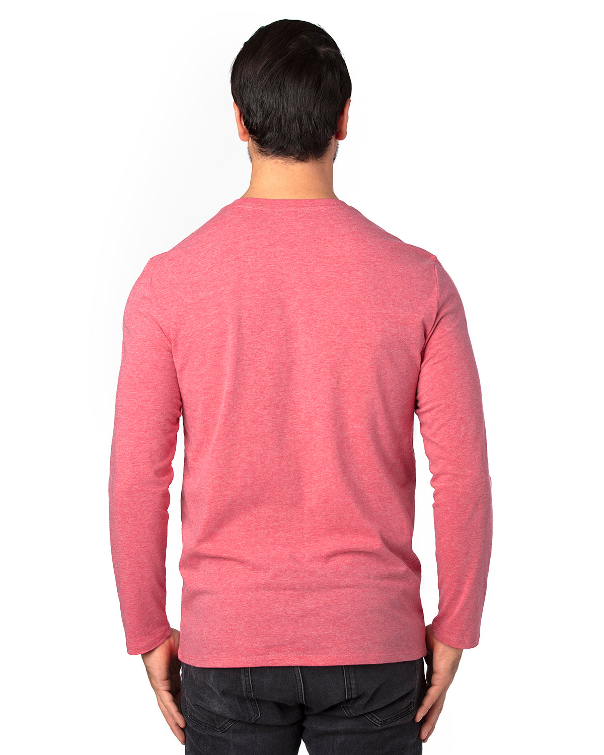 Unisex Ultimate Long-Sleeve T-Shirt - Red Heather