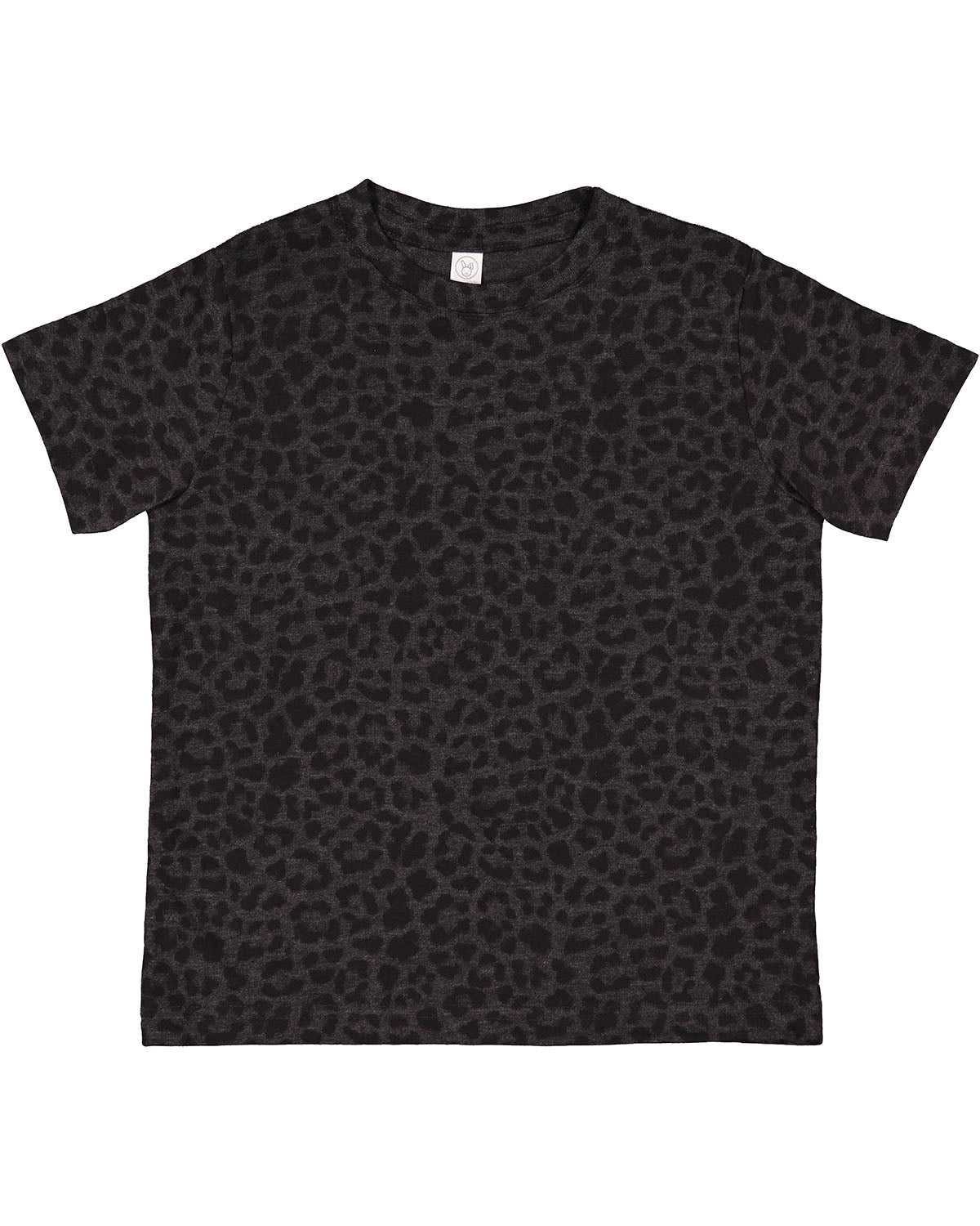 Toddler Fine Jersey T-Shirt - Black Leopard