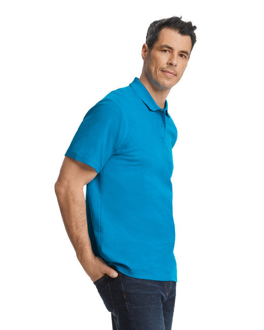 Softstyle Unisex Pique Polo - Sapphire