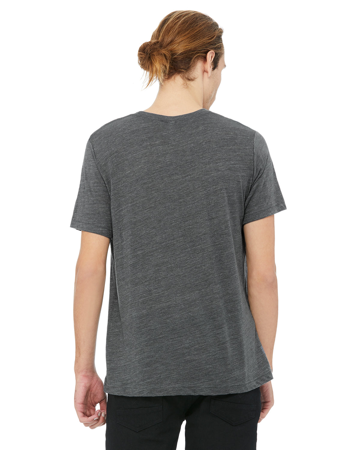 Unisex Poly-Cotton Short-Sleeve T-Shirt - Asphalt Slub