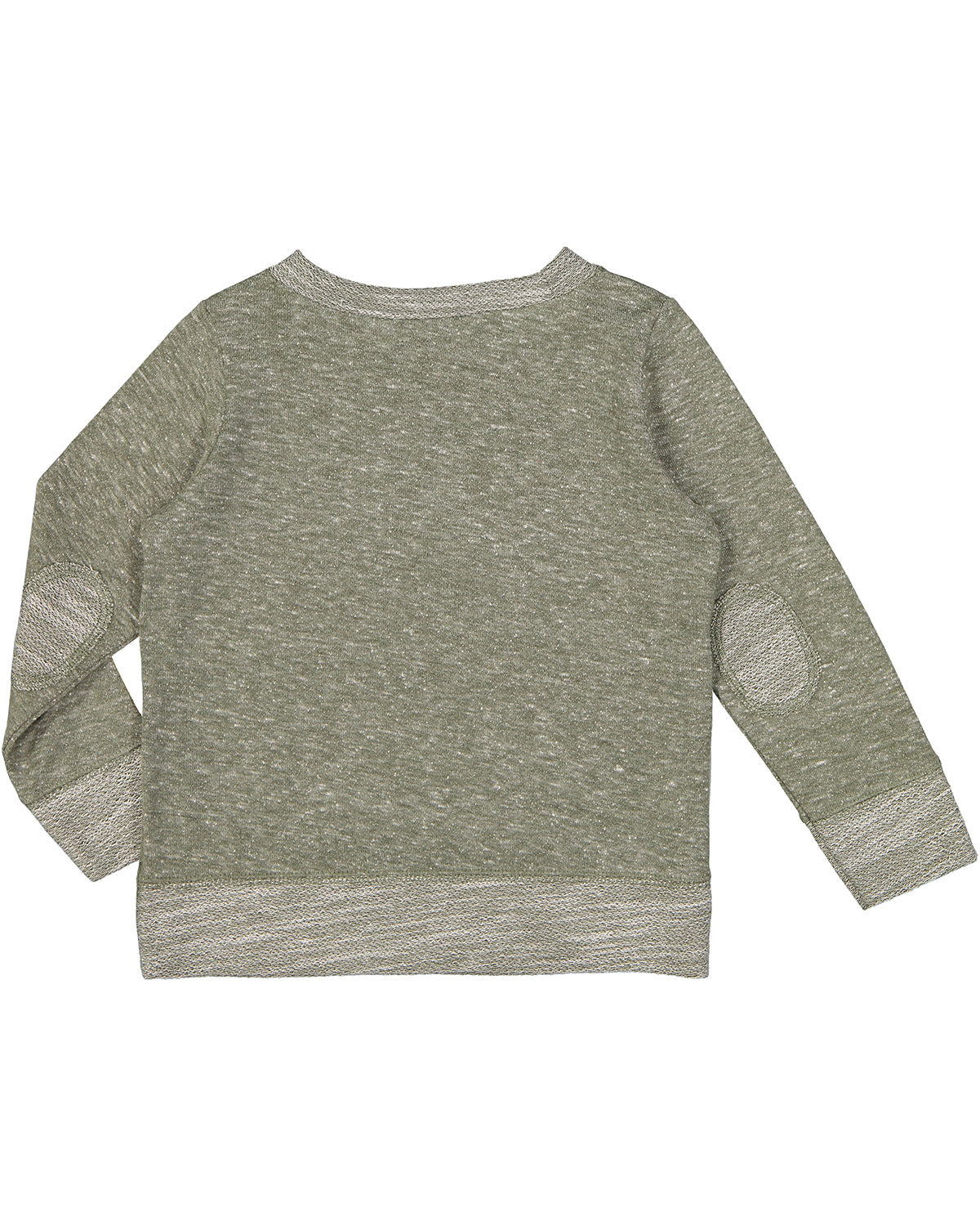Toddler Harborside Melange French Terry Crew - Military Green Melange