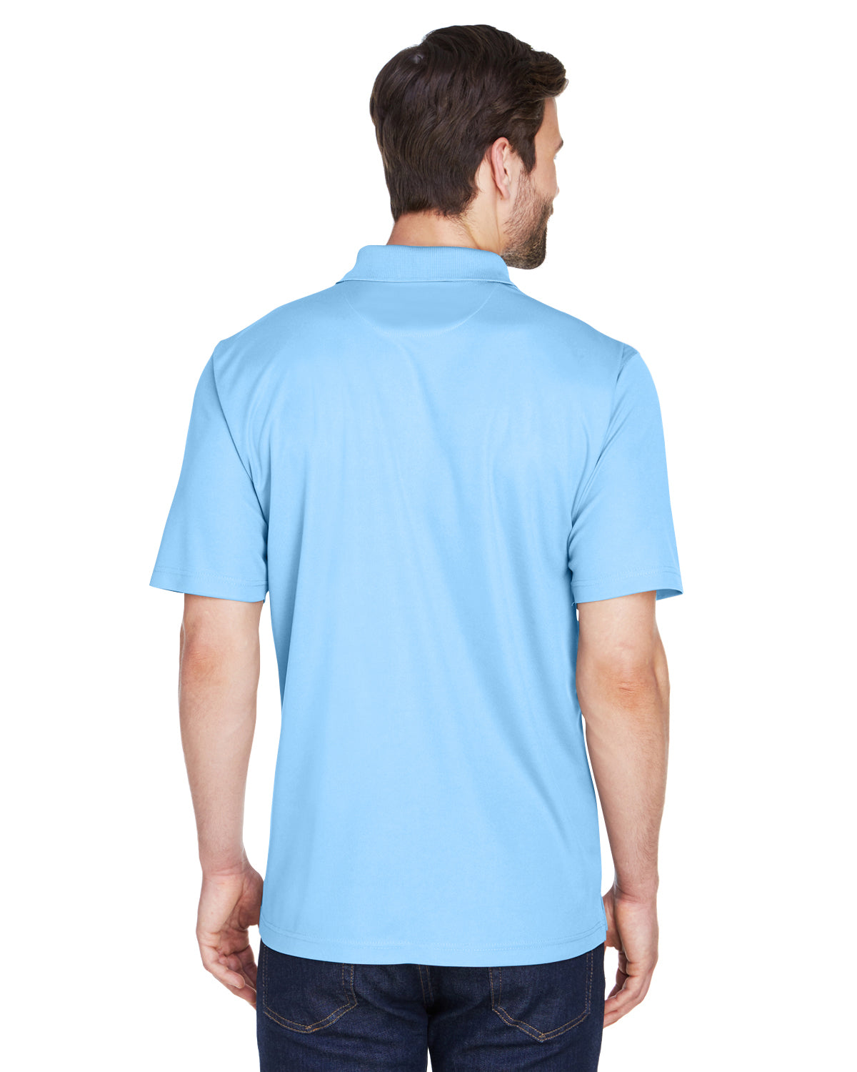Men's Cool & Dry Mesh Piqué Polo - Columbia Blue