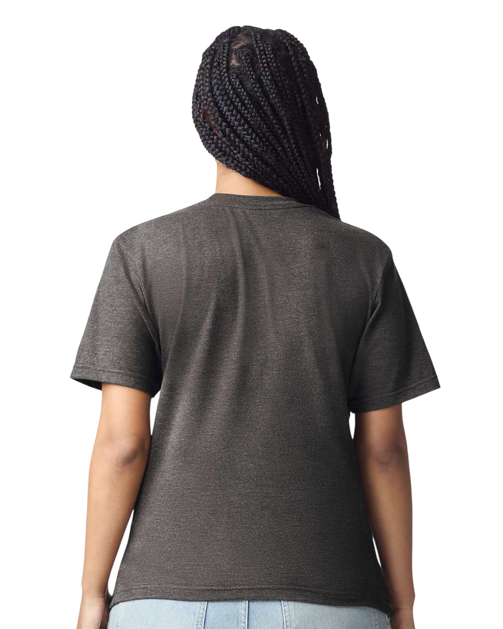 Unisex CVC T-Shirt - Heather Asphalt