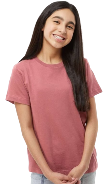 Youth Fine Jersey T-Shirt - Rouge