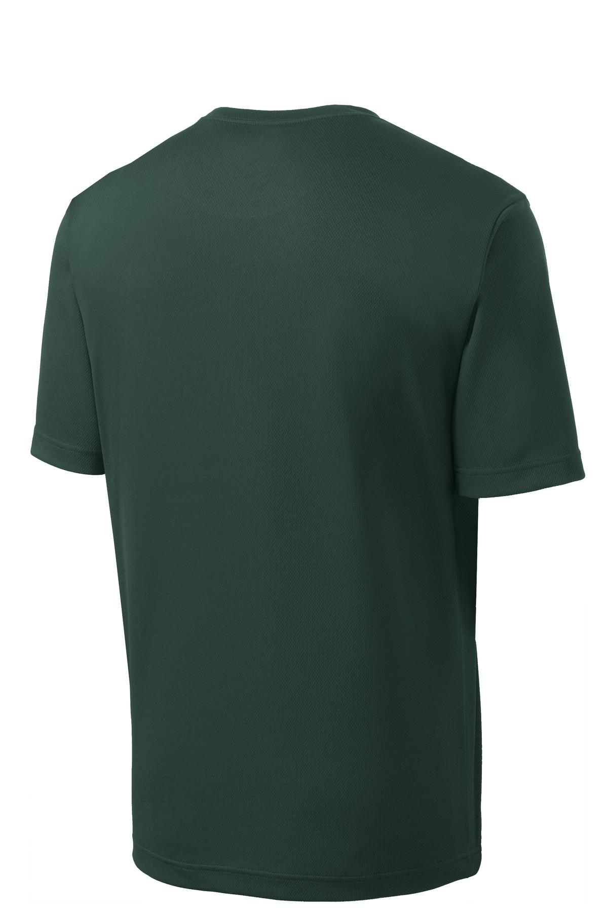 Unisex PosiCharge RacerMesh Tee - Dark Forest Green