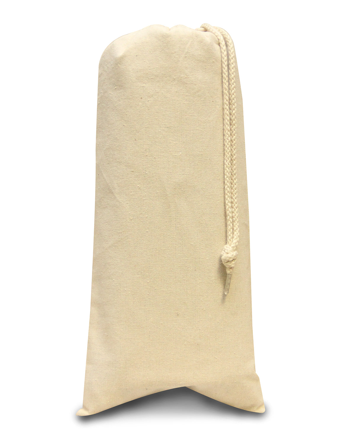 Drawstring Wine Tote - Natural