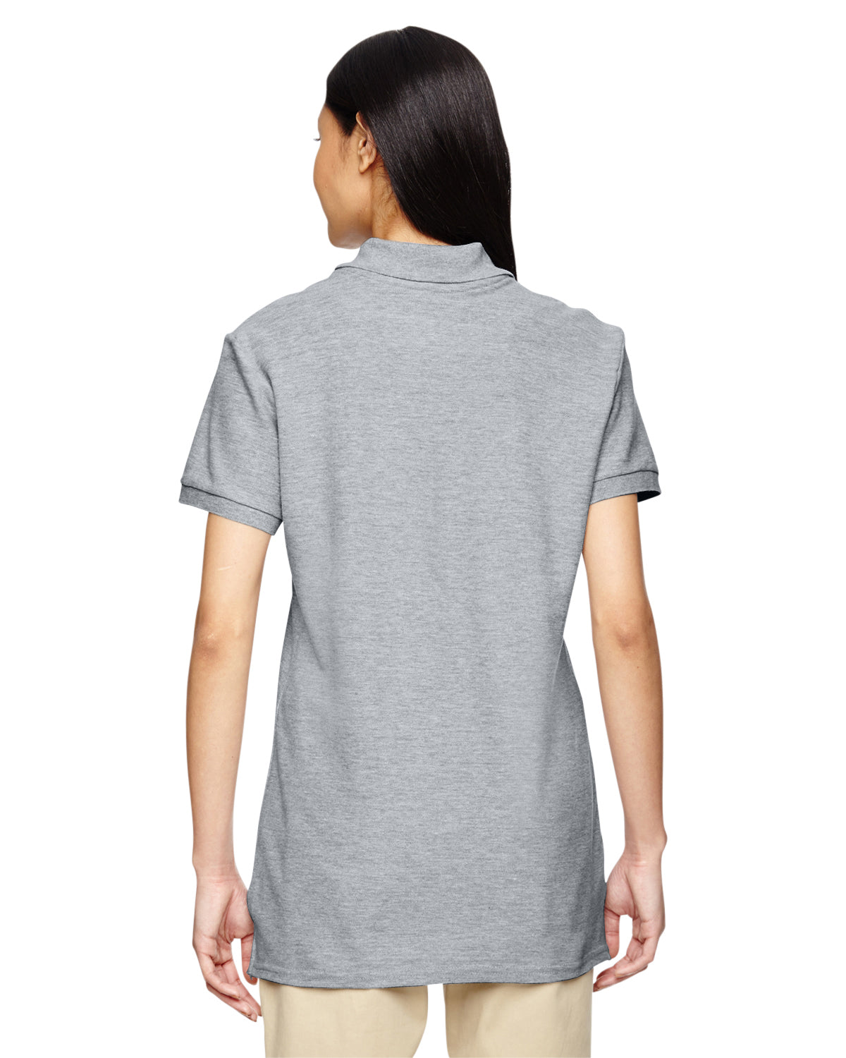 Women's Premium Cotton® Women's Double Piqué Polo - Sport Gray