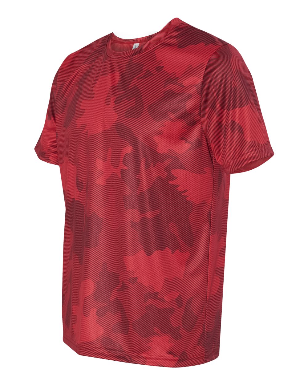 Unisex Performance Short-Sleeve T-Shirt - Sport Scarlet Red Laser Camo