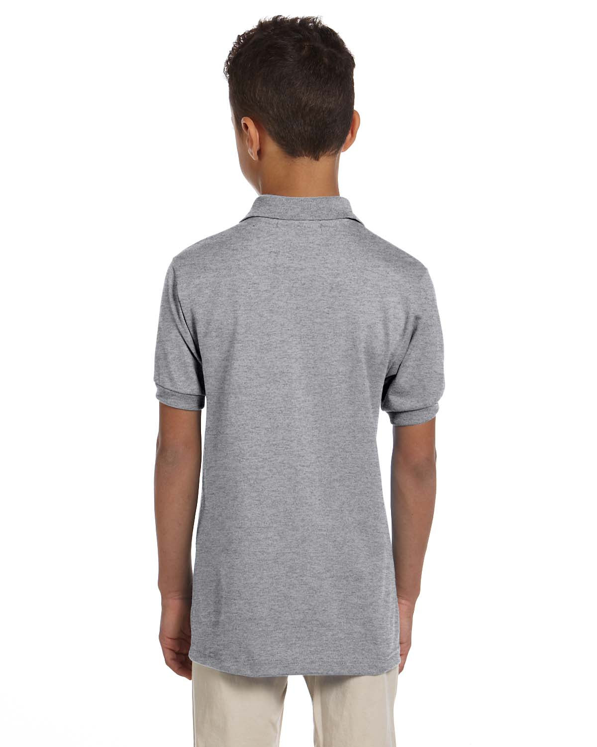 Youth SpotShield™ Jersey Polo - Heather
