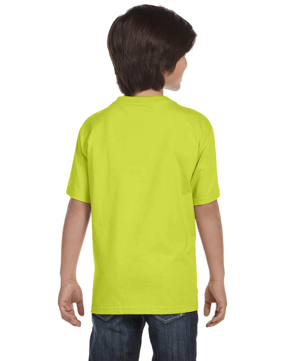 Youth 50/50 T-Shirt - Safety Green