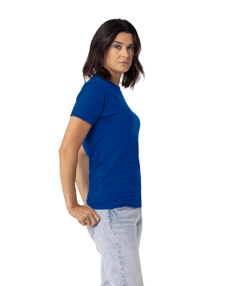 Unisex CVC Crewneck T-Shirt - Royal