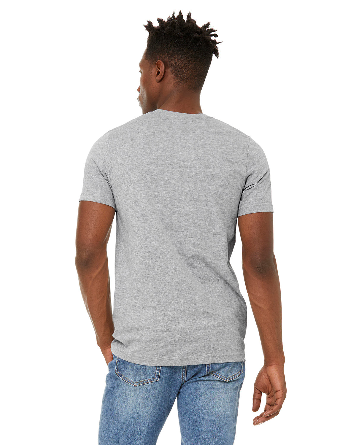 Unisex Sueded T-Shirt - Heather Athletic