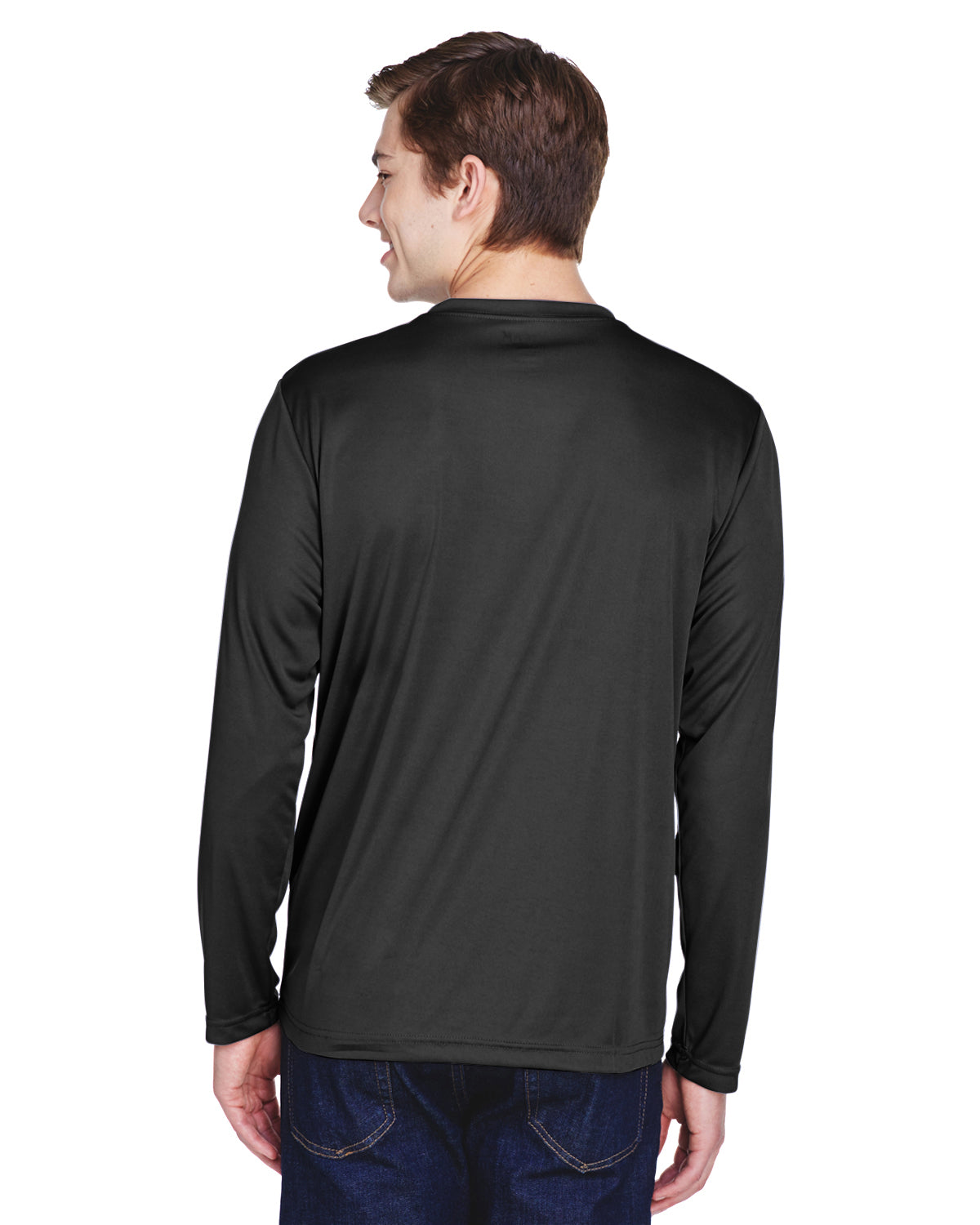 Men's Zone Performance Long-Sleeve T-Shirt - Black