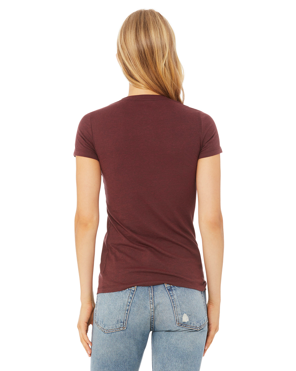 Women's Junior Fit Favorite T-Shirt - Heather Cardinal