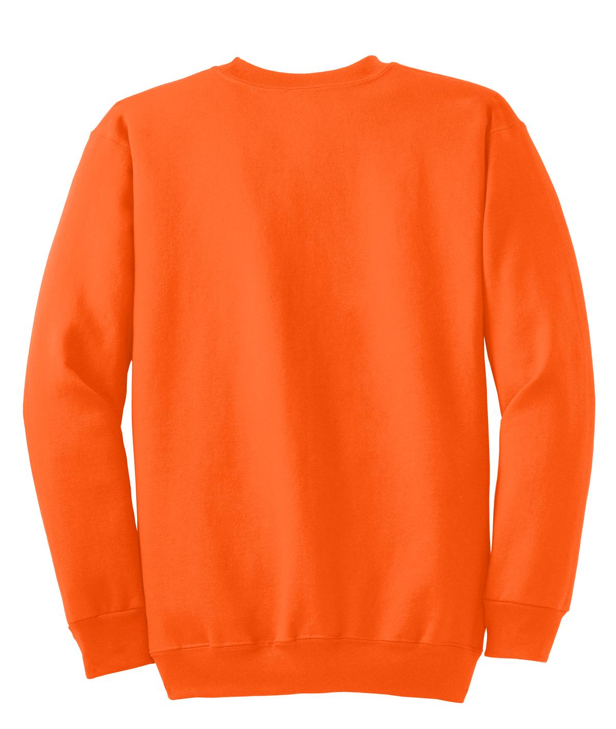 Unisex Tall Essential Fleece Crewneck Sweatshirt - Safety Orange