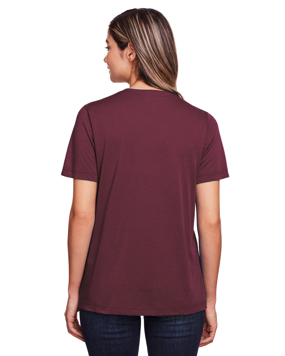 Women's Fusion ChromaSoft��� Performance T-Shirt - Burgundy