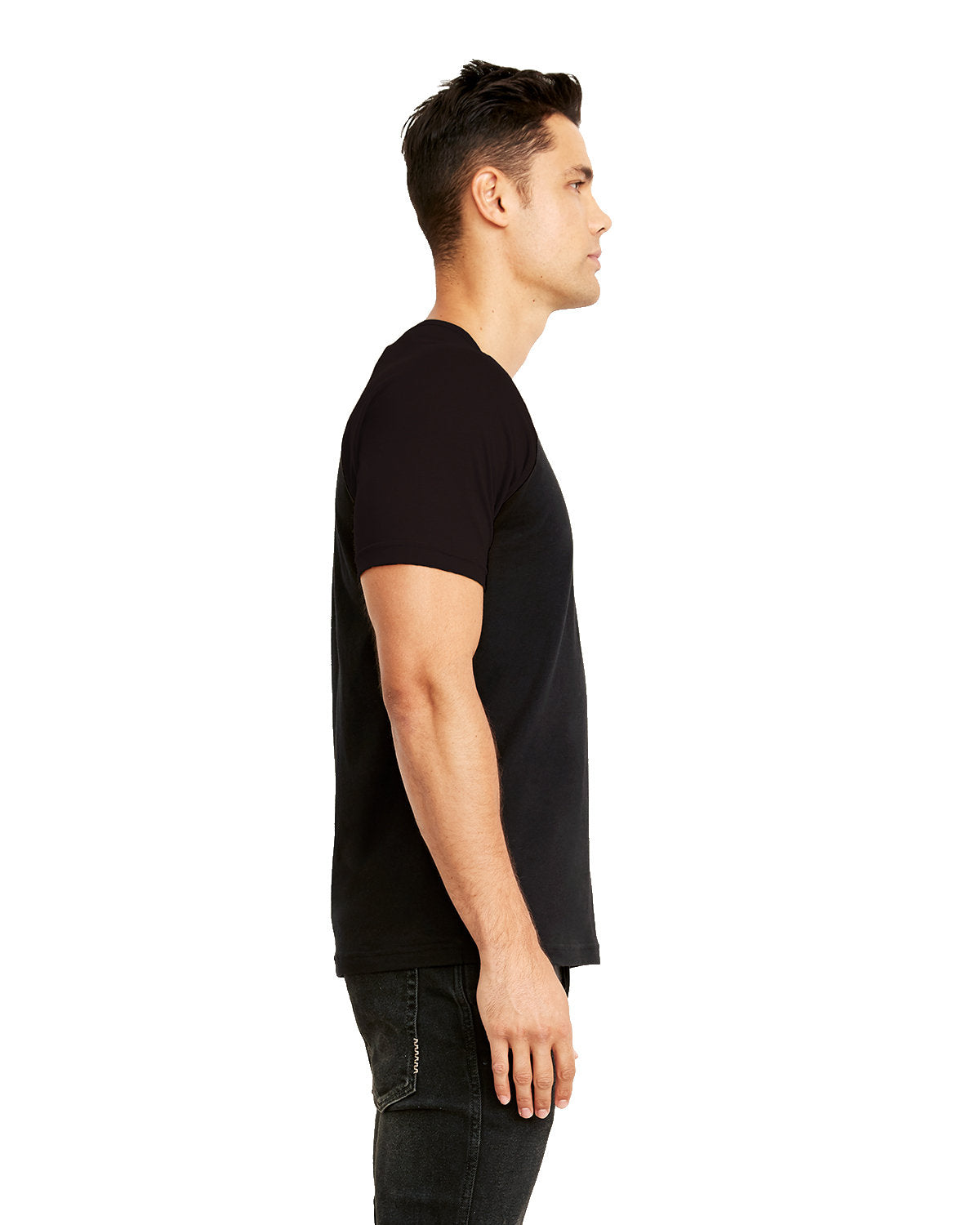 Unisex Raglan Short-Sleeve T-Shirt - Black / Black
