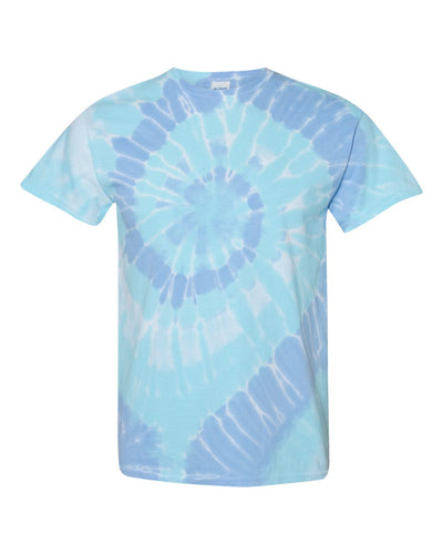 Unisex Multi-Color Spiral Short Sleeve T-Shirt - Wildflower
