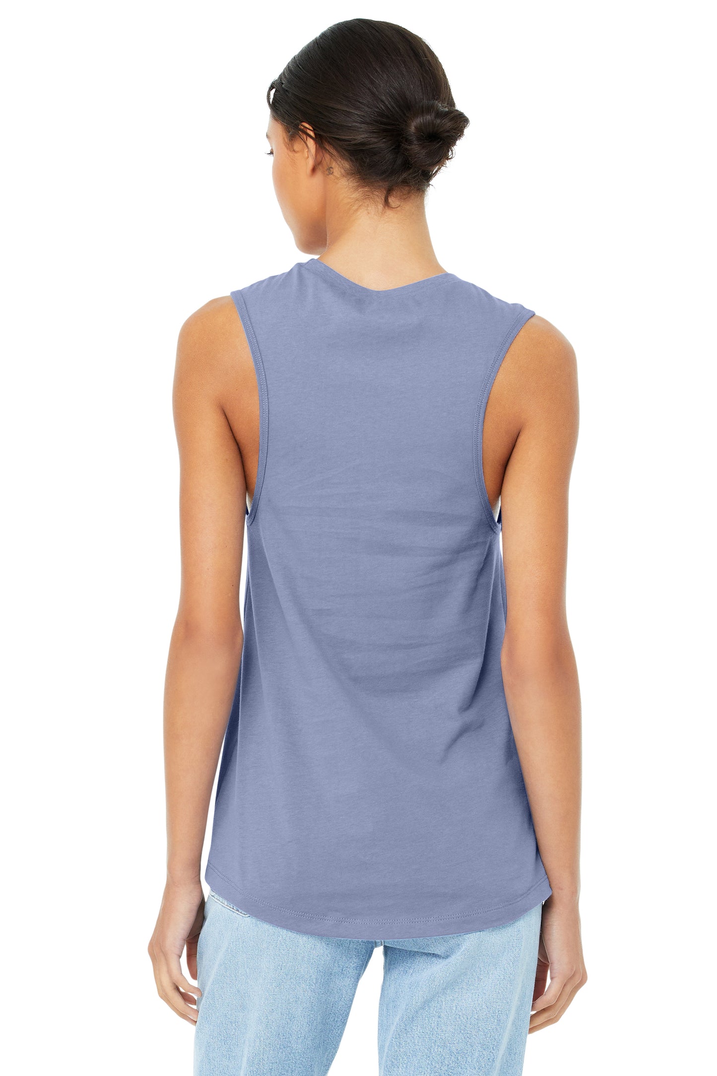 Women's Jersey Muscle Tank - Lavender Blue