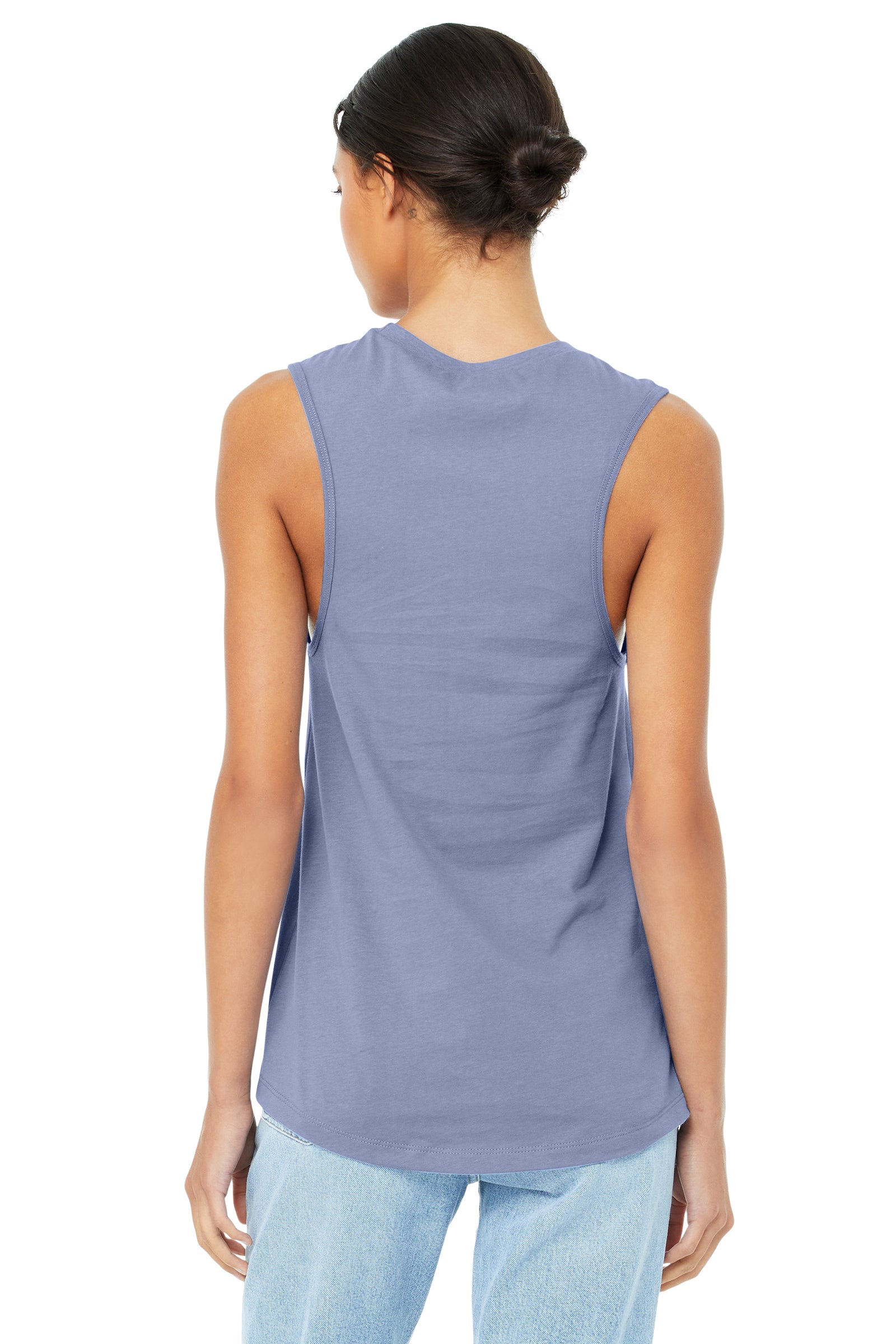 Women's Jersey Muscle Tank - Lavender Blue