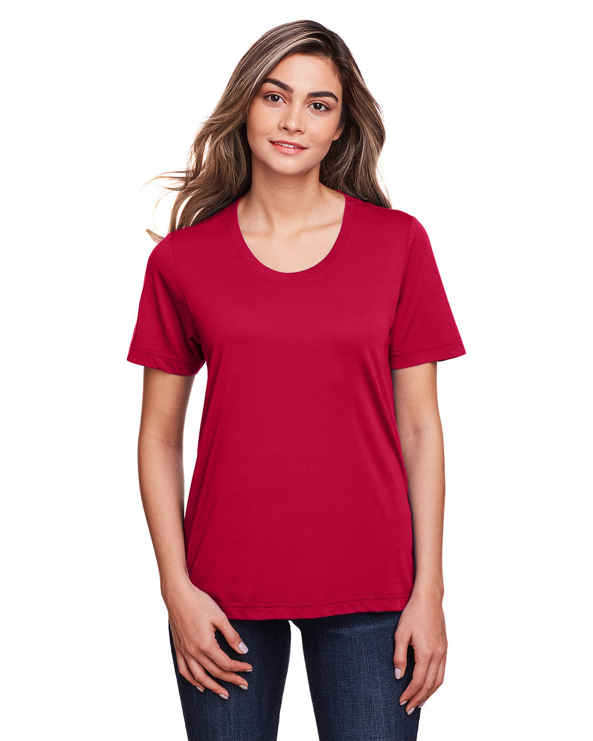 Women's Fusion ChromaSoft��� Performance T-Shirt - Classic Red