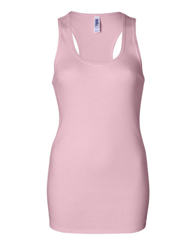 Women’s 2X1 Rib Racerback Tank - Soft Pink