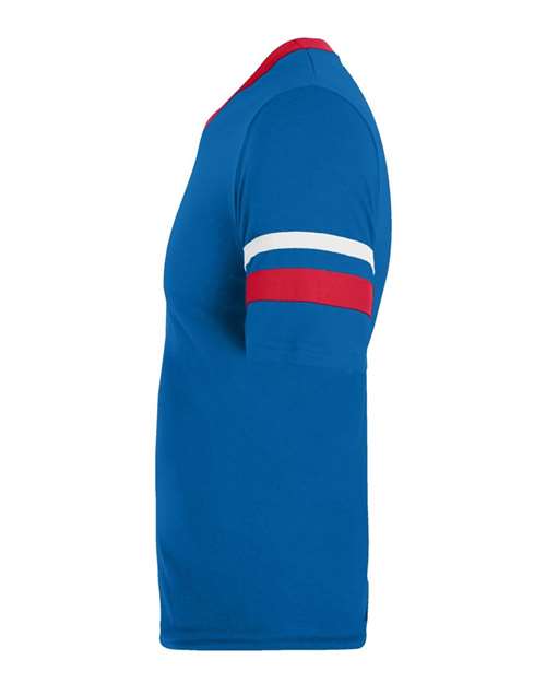 Augusta Sportswear 360 Royal/ Red/ White — direct side